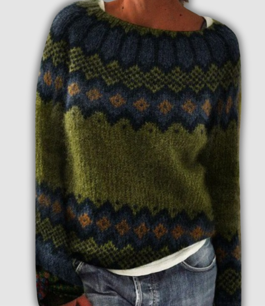 Sophia - Cozy Retro Sweater
