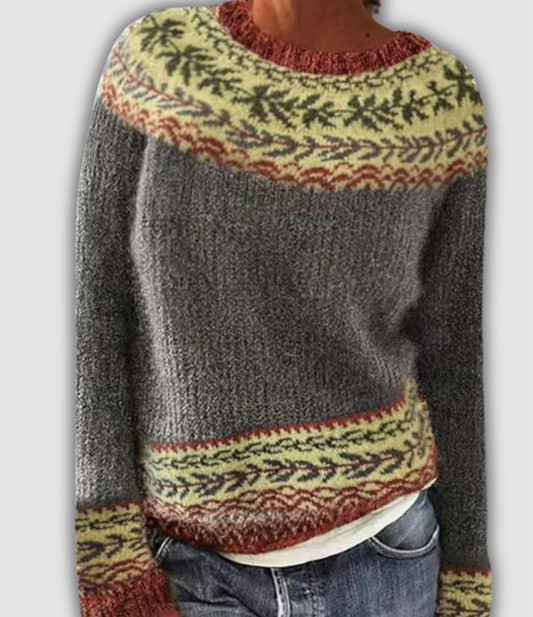 Natalie -  Cozy Retro Sweater