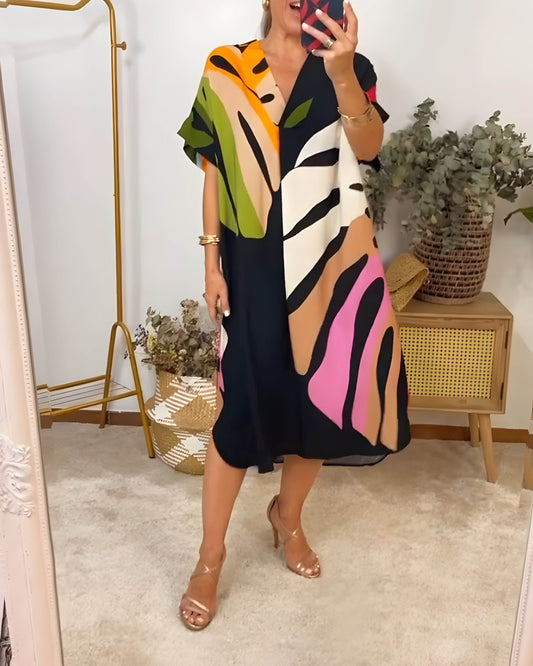 Rosaline™ - Colored casual dress
